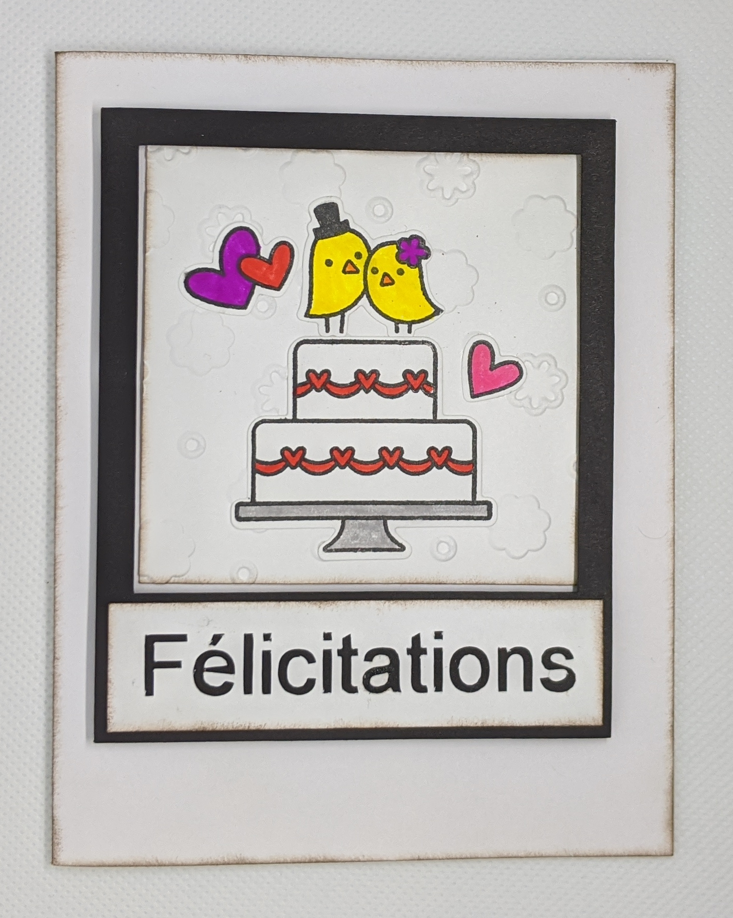 Félicitations à plat